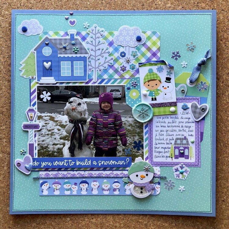 Doodlebug Shaker-Pops Snow Much Fun SNOW MUCH LOVE 3D Stickers