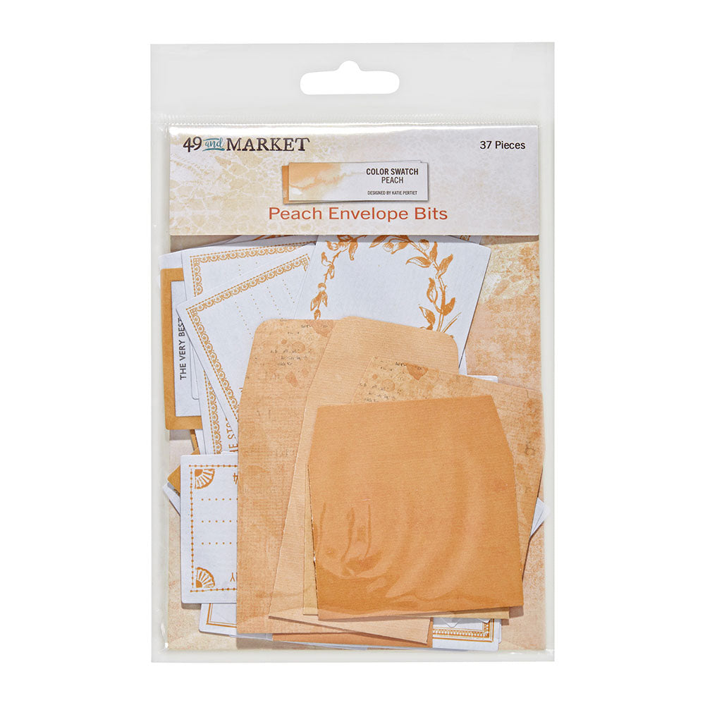 49 and Market Color PEACH Envelope Bits 37pc