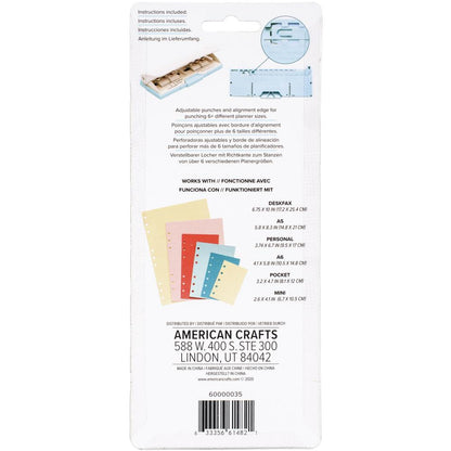 We R Memory Keepers ADJUSTABLE 6-HOLE Punch