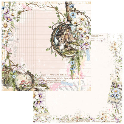 49 and Market The Looking Glass HIDDEN ARCHIVE 12X12 Scrapbook Paper
