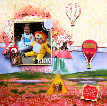 Paper House The Wizard Of Oz ENJOY THE JOURNEY 12"X12" Scrapbook Paper Pack