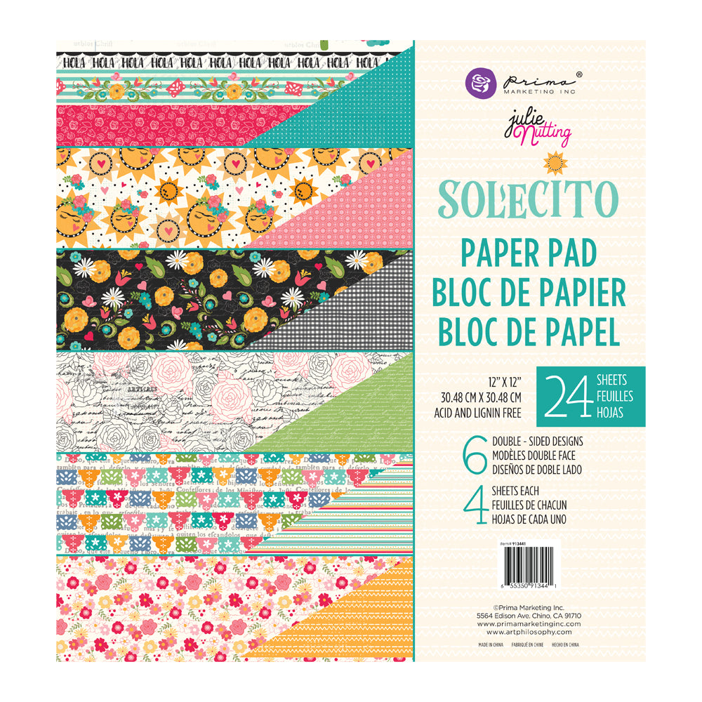 Prima JULIE NUTTING SOLECITO Paper Pad 24 sheets