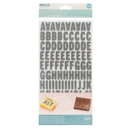 We R Memory Keepers MOLD PRESS LARGE Dimensional Alphabet Stickers