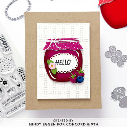 Concord &amp; 9th BERRIES AND JAM Stamp &amp; Die Set