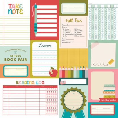 Simple Stories BOOK FAIR 12"X12" Scrapbook Paper