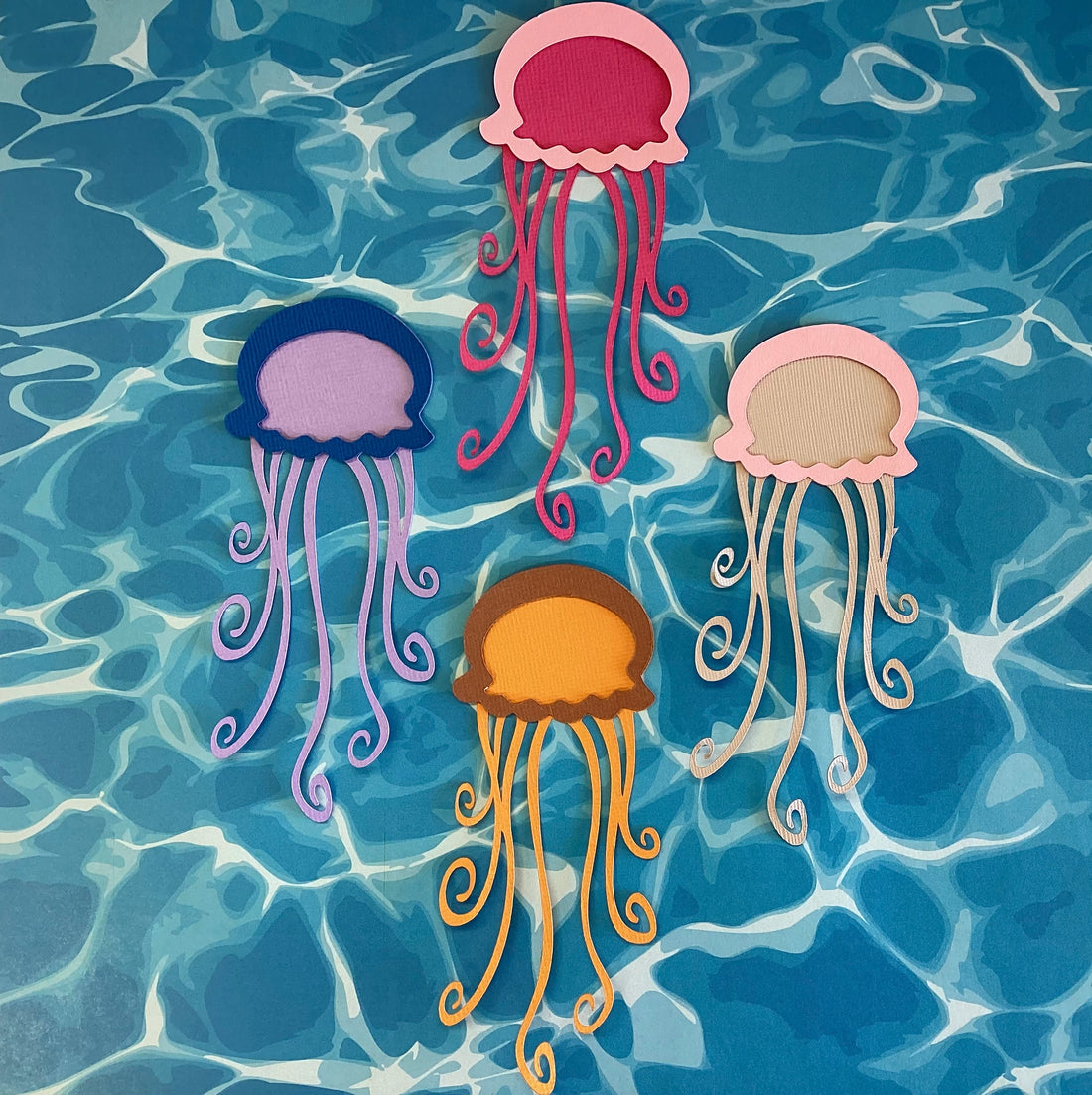JELLYFISH Scrapbook Die Cut Embellishment