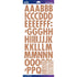 Sticko FUTURA REGULAR GLITTER Alphabet Stickers 112pc