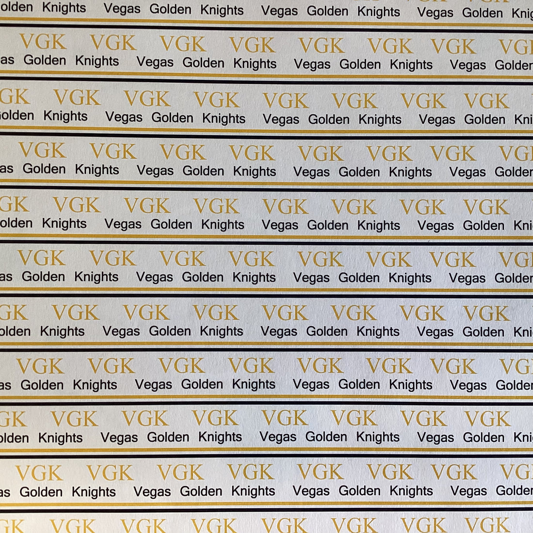 DS Initial Pride VGK VEGAS GOLDEN KNIGHTS 12"X12" Scrapbook Paper @Scrapbooksrus