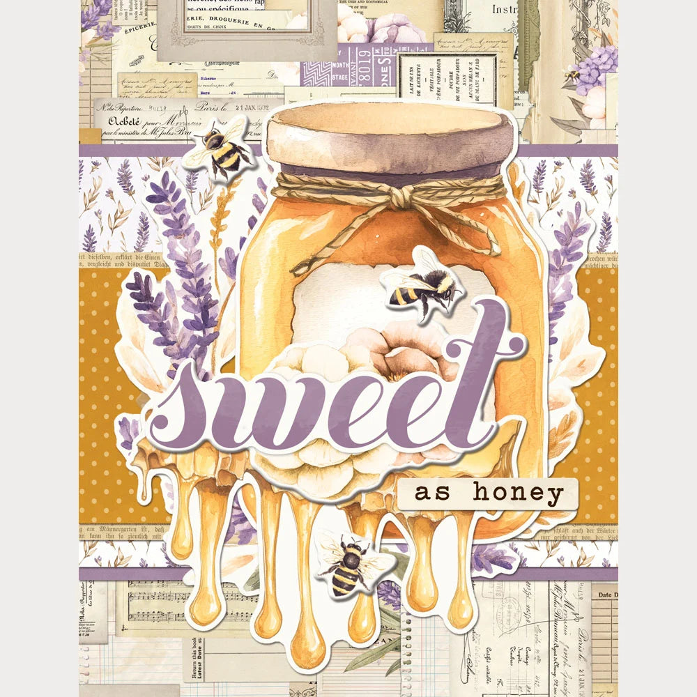 Simple Stories Simple Cards SIMPLE VINTAGE LAVENDER FIELDS Card Kit