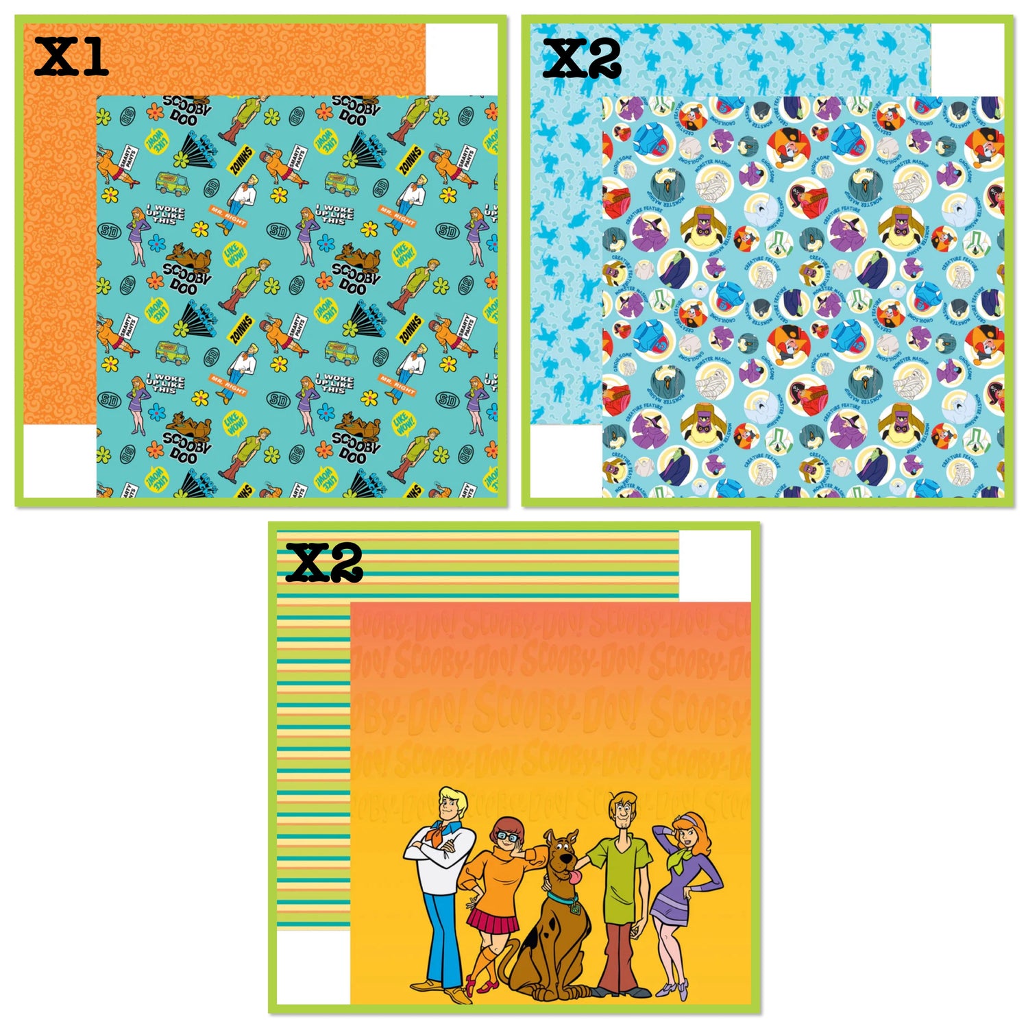 Scrapbooksrus SCOOBY-DOO 12”X12” Paper Kit