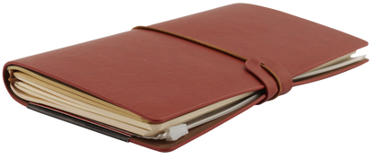 Peter Pauper VOYAGER BURGUNDY Travel Journal Notebook