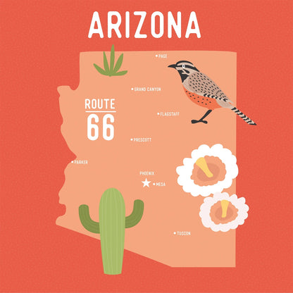 Echo Park Our United States ARIZONA 12”X12” Scrapbook Paper