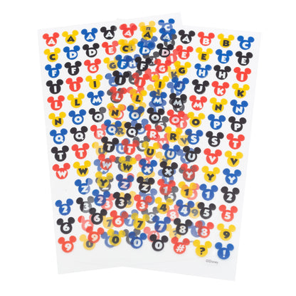 Ek Success Disney MICKEY HEADS ALPHABET Stickers 182pc