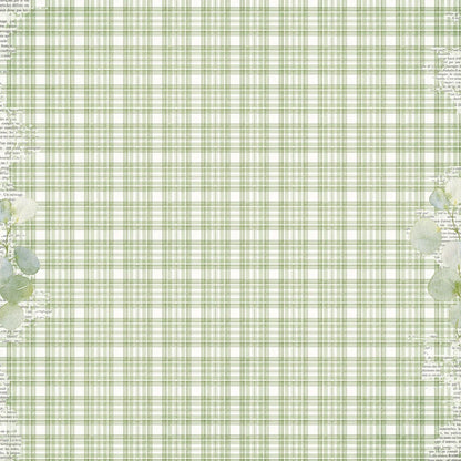 Simple Stories SIMPLE VINTAGE MEADOW FLOWERS Seeds of Kindness 12”X12” Scrapbook Paper