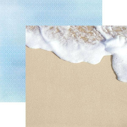 Paper House At The Beach SEASHORE 12X12 Scrapbook Paper