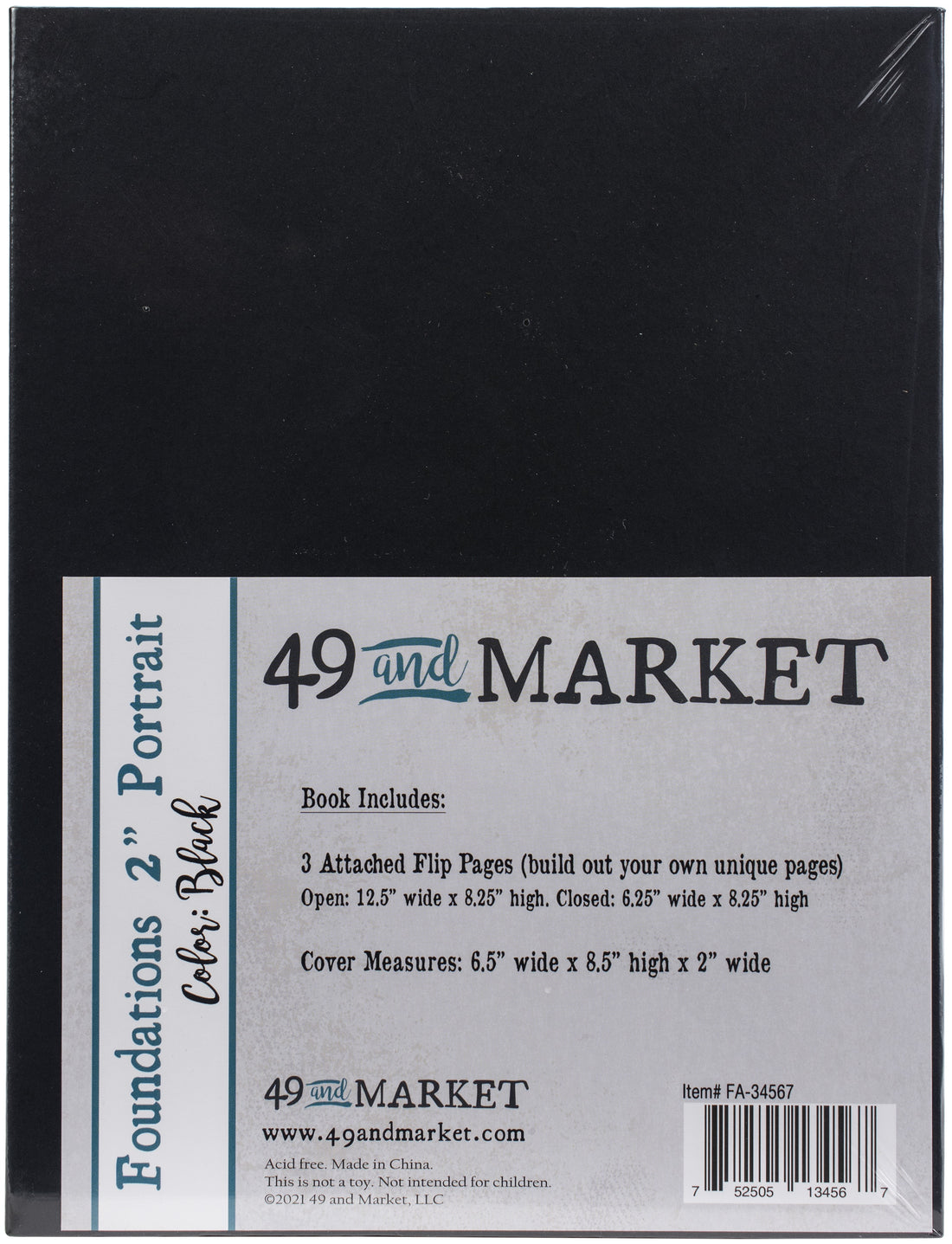 49 and Market Foundations 2” PORTRAIT ALBUM SERIES 6&quot;X8&quot;