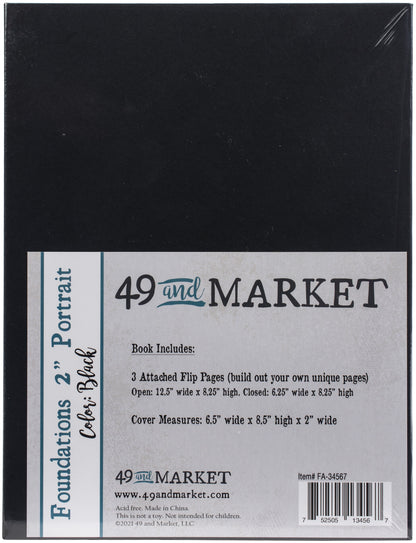 49 and Market Foundations 2” PORTRAIT ALBUM SERIES 6&quot;X8&quot;
