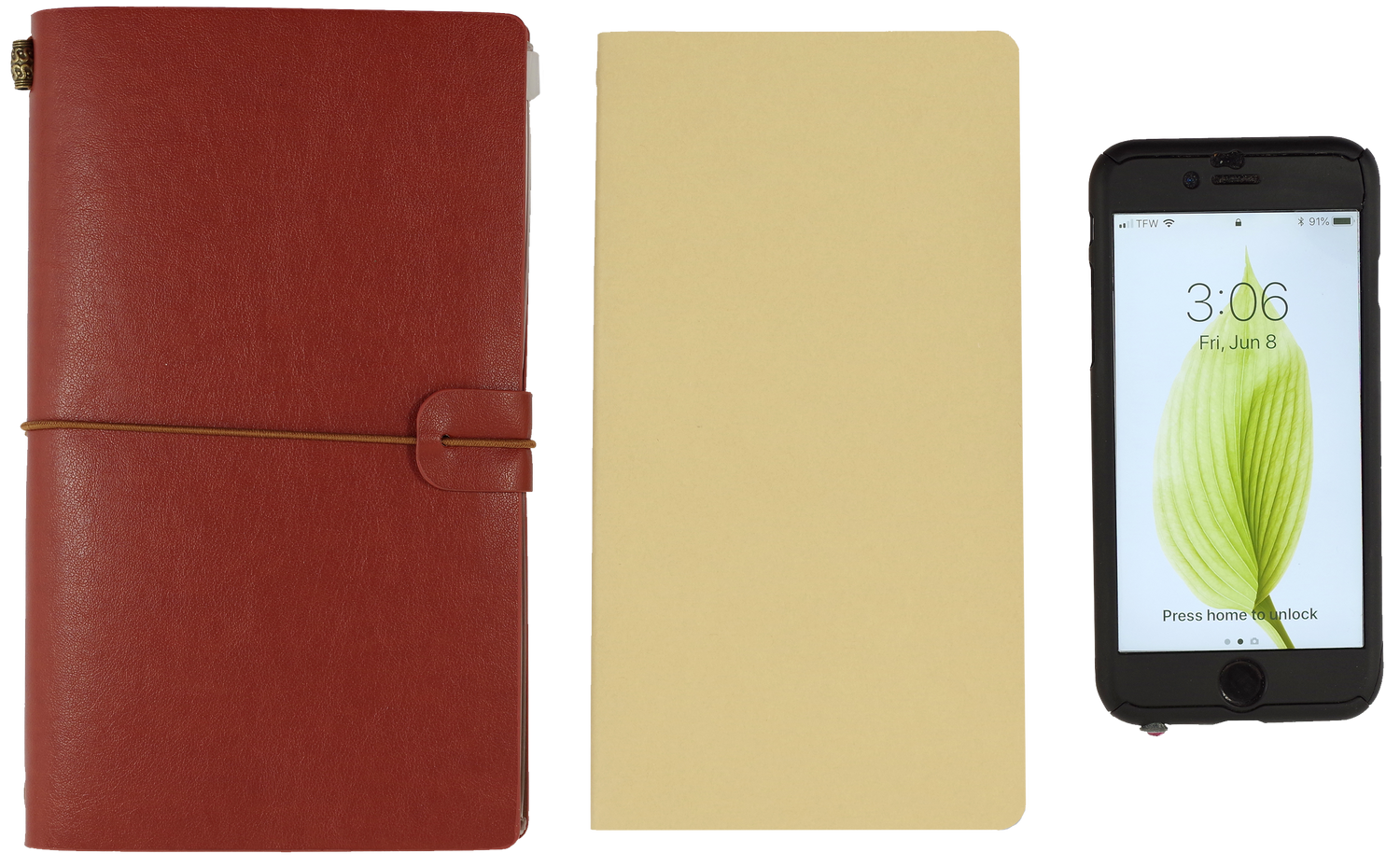 Peter Pauper VOYAGER BURGUNDY Travel Journal Notebook