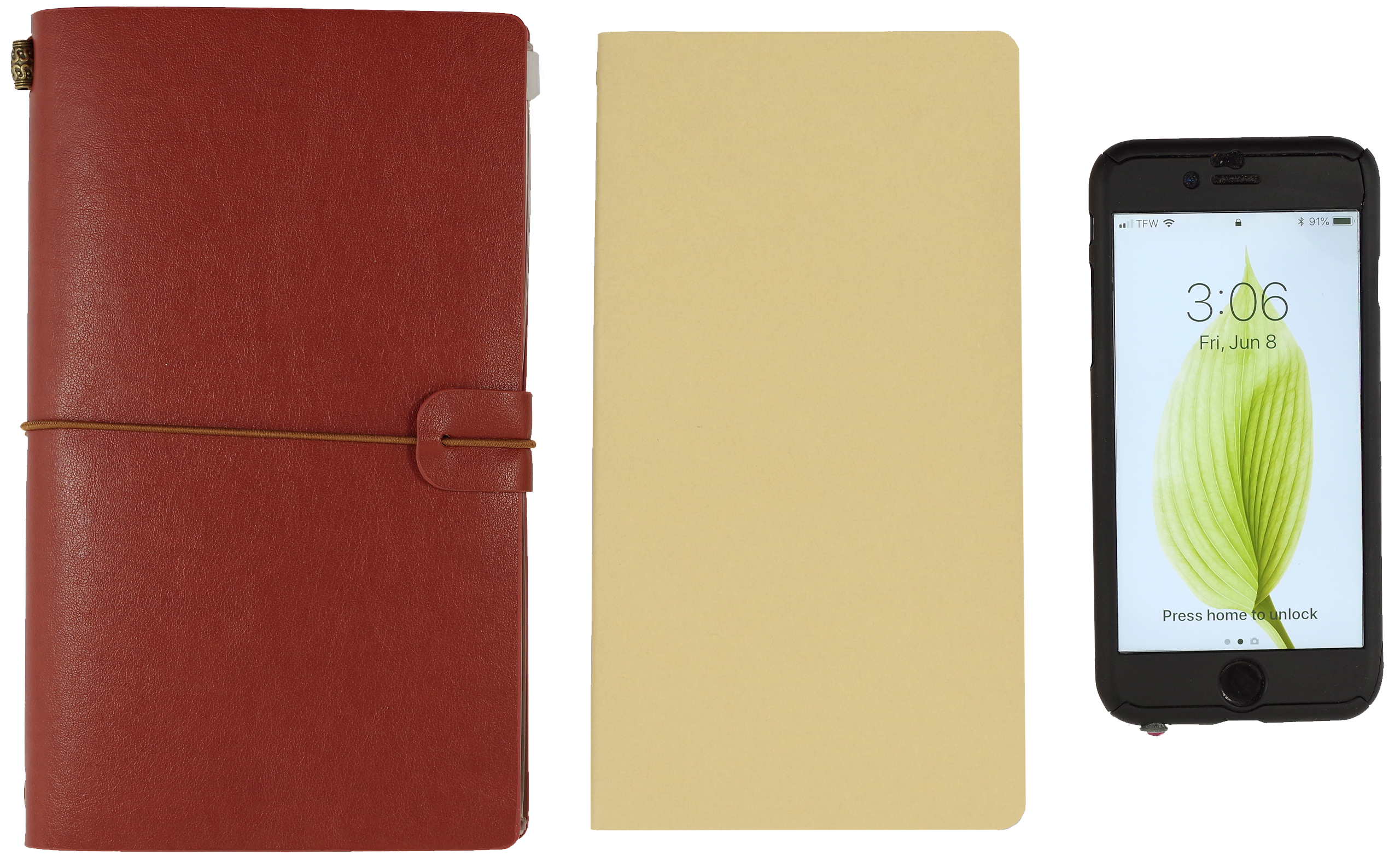Peter Pauper VOYAGER BURGUNDY Travel Journal Notebook