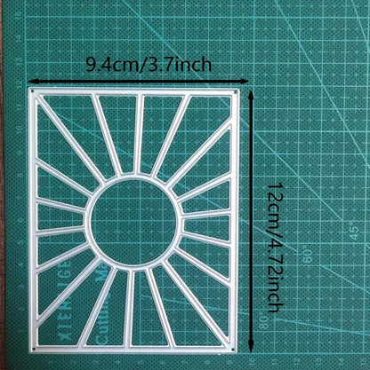 Metal Craft Cutting SUNRAY Background Die 1pc