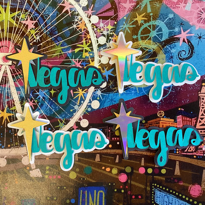 Scrapbooksrus Diecut STAR VEGAS Word Die Cuts