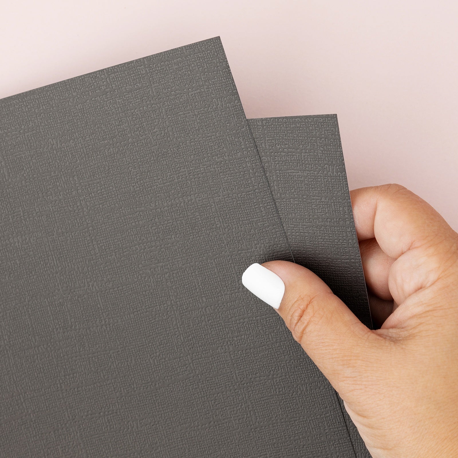 Colorbok 12”x12” Textured Cardstock MIDNIGHT BLACK 30 Sheets