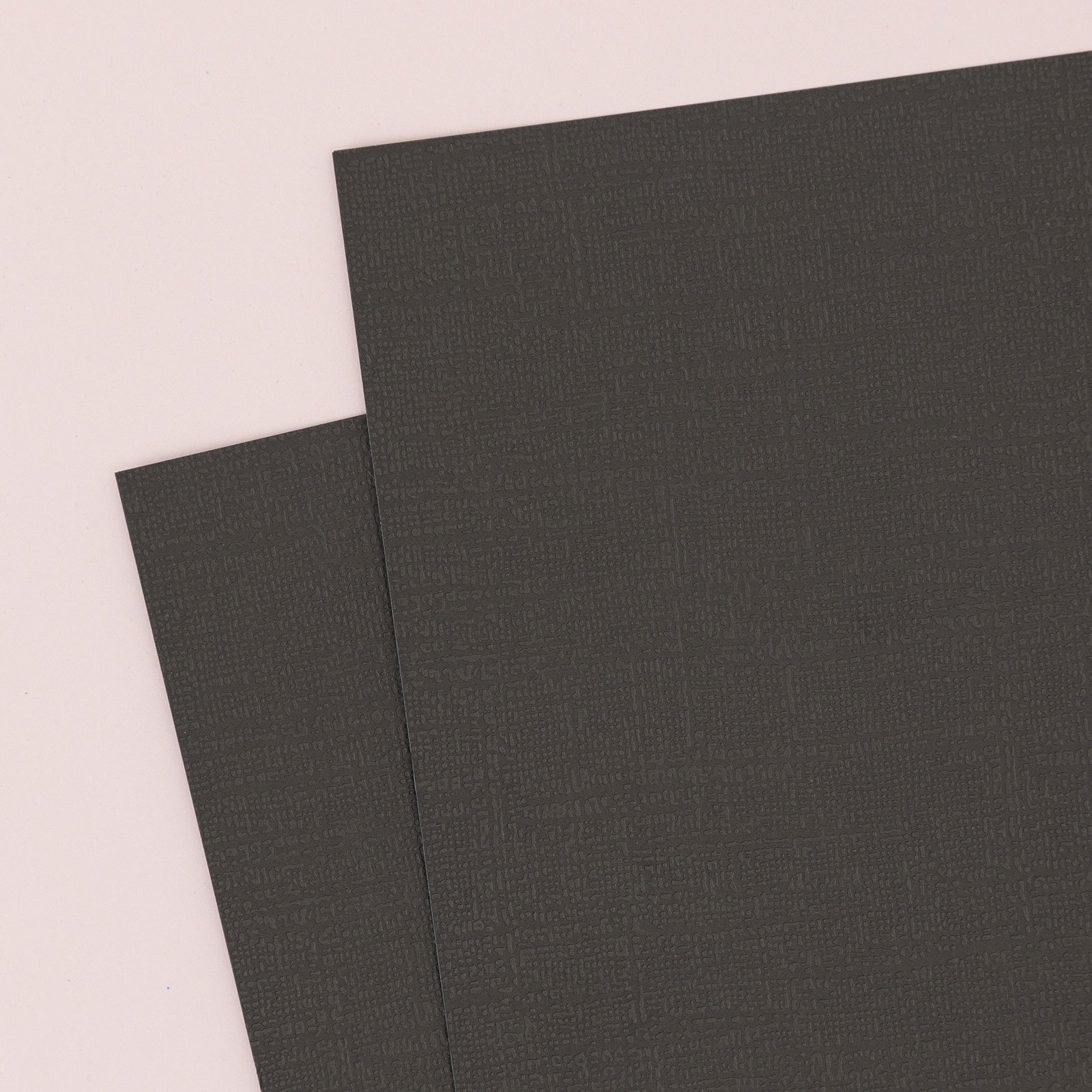 Colorbok 12”x12” Textured Cardstock MIDNIGHT BLACK 30 Sheets