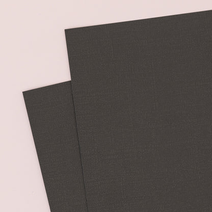 Colorbok 12”x12” Textured Cardstock MIDNIGHT BLACK 30 Sheets