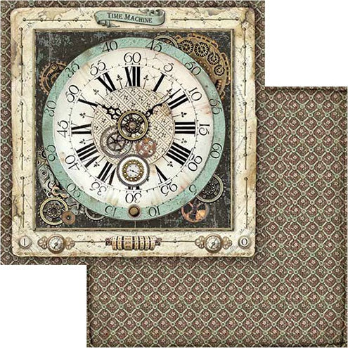 Stamperia VOYAGES FANTASTIQUES 8"X8" Scrapbook Paper Pack