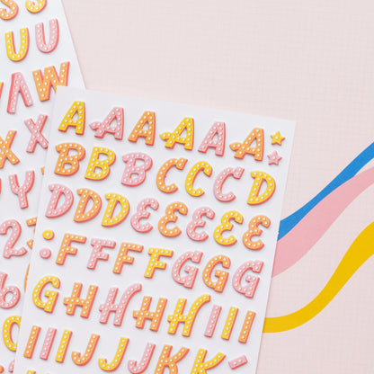 Thickers Fantastico ENJOY Foam Letter Stickers 180pc