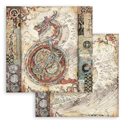 Stamperia SIR VAGABOND IN JAPAN 12&quot;X12&quot; Scrapbook Paper Pack