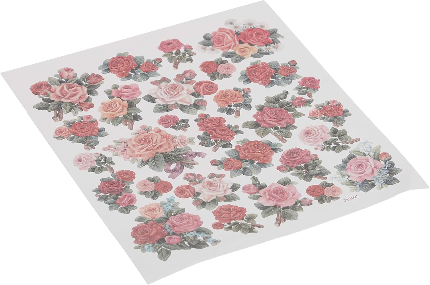 Sticker King CLASSIC ROSE Stickers Glitter 29pc
