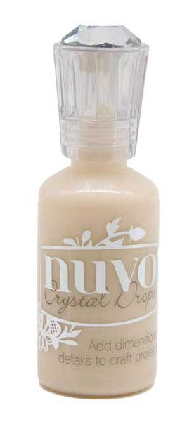 Nuvo Crystal Drops MALTED MILK 3D Gloss Enamel Beads 1oz