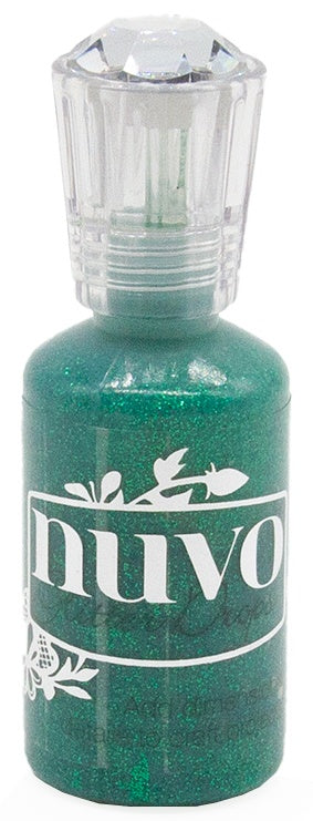 Nuvo Glitter Drops GROTTO GREEN Glue 1oz