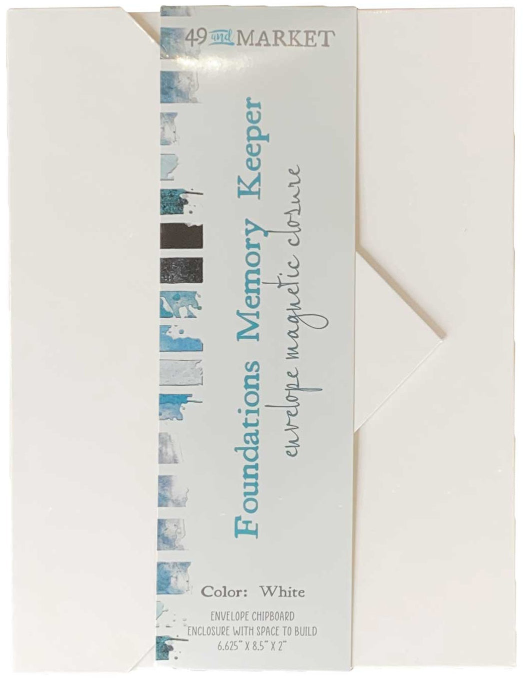 49 and Market Foundations Memory Keeper ENVELOPE MAGNETIC CLOSURE White