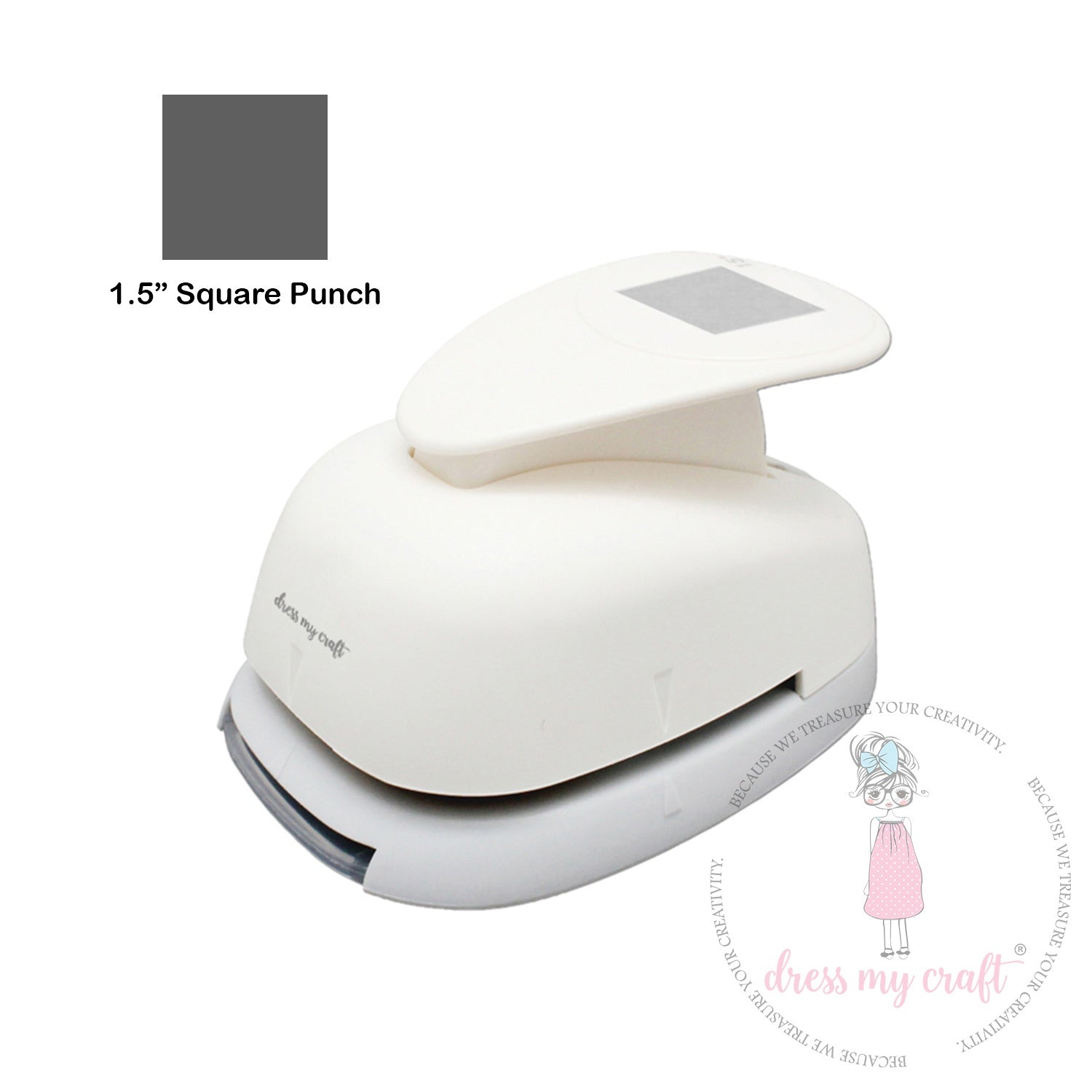 Dress My Craft SQUARE 1.5” Punch