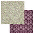 Bo Bunny Willow & Sage BRANCHES 12"X12" Scrapbook Paper