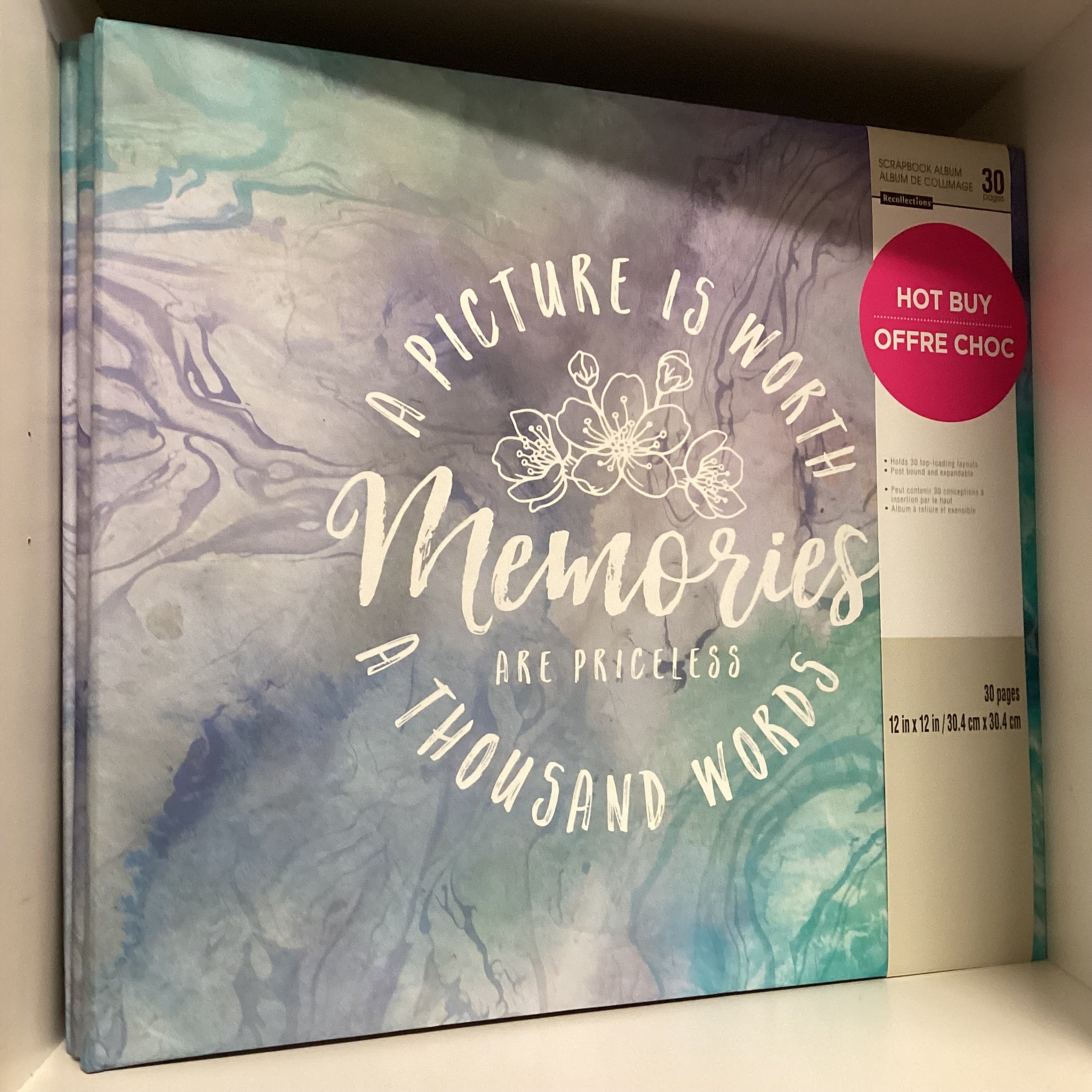 Recollections MEMORIES ARE PRICELESS 12&quot;X12&quot; Scrapbook Album