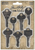 Tim Holtz Idea Ology WORD KEYS 7pc