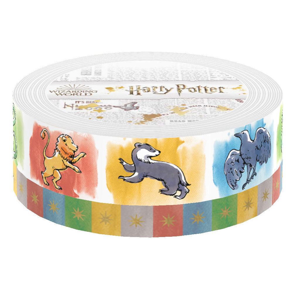 Paper House Wizarding World HARRY POTTER Washi Tape 2 Rolls