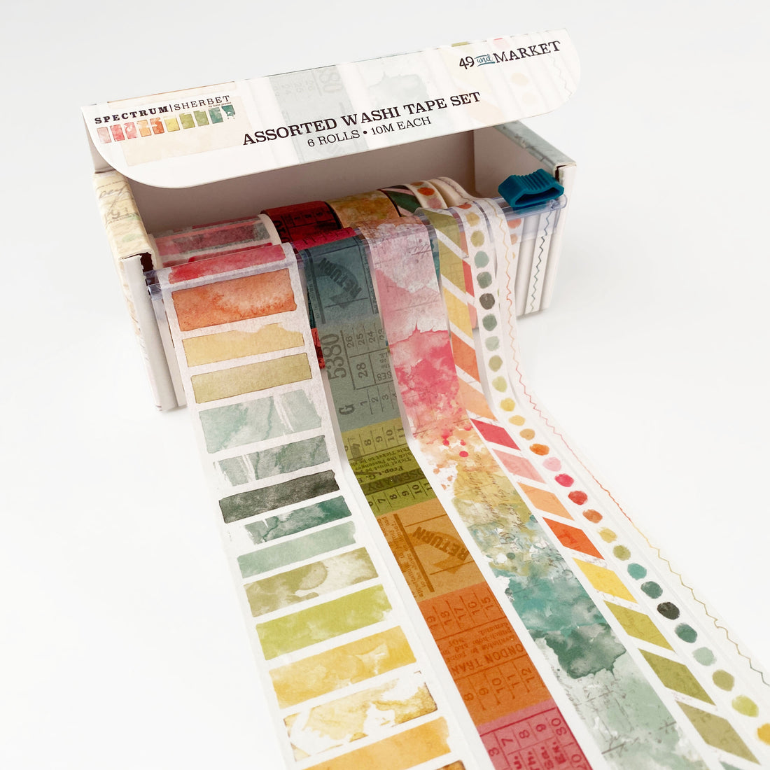 49 and Market SPECTRUM SHERBET WASHI TAPE Assortment Set
