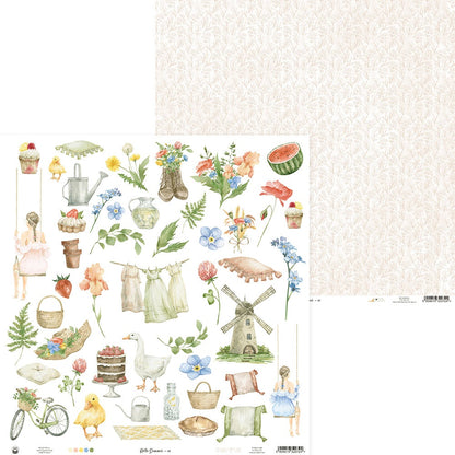 P13 HELLO SUMMER 07 12&quot;X12&quot; Cutapart Scrapbook Paper