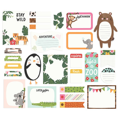 Simple Stories INTO THE WILD Journal Bits 26pc