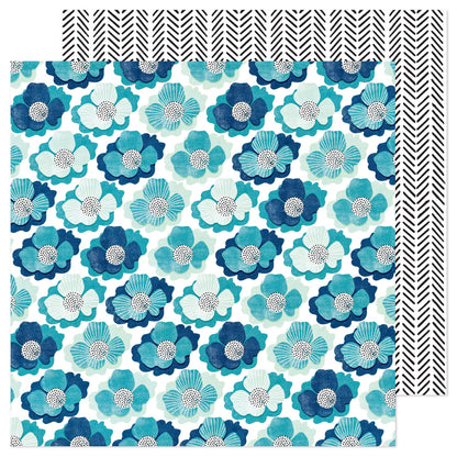 Vicki Boutin Print Shop BEAUTIFUL BLOOMS 12"X12" Scrapbook Paper