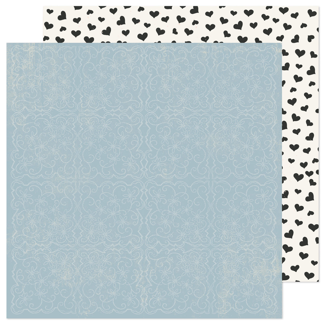 Maggie Holmes Parasol KIND HEART 12&quot;X12&quot; Scrapbook Paper