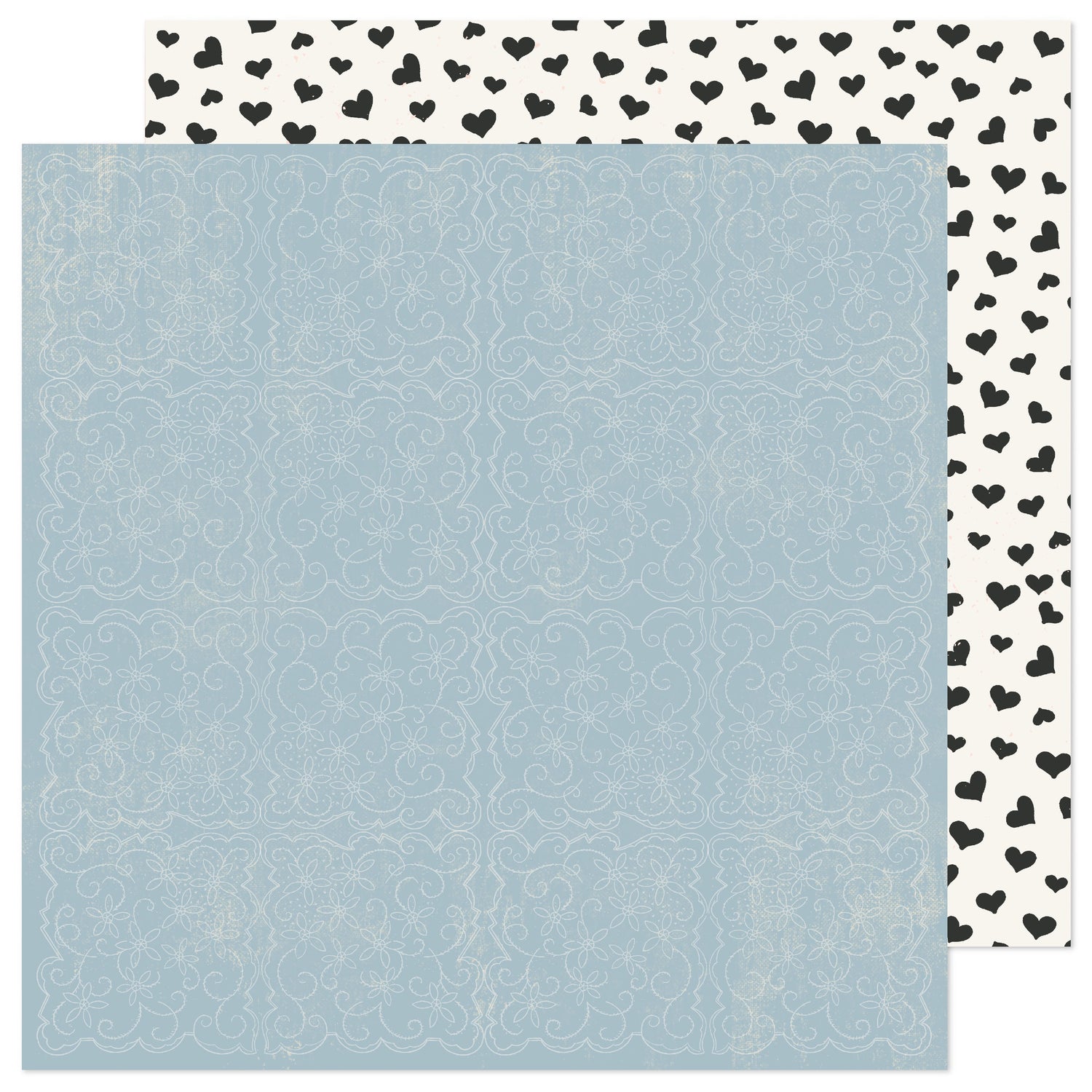 Maggie Holmes Parasol KIND HEART 12&quot;X12&quot; Scrapbook Paper