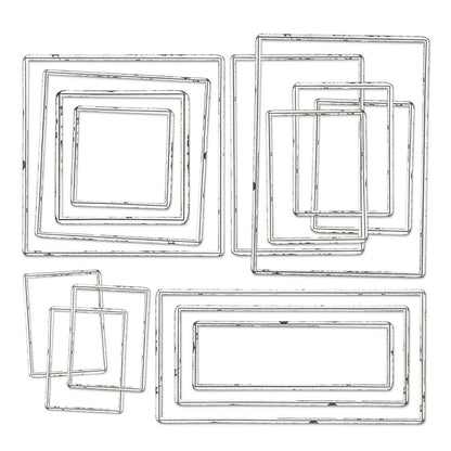 49 and Market Curators ESSENTIAL KEY LINED FRAMES 15pc