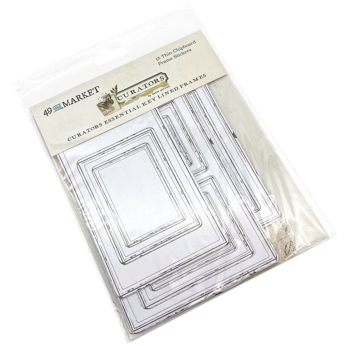 49 and Market Curators ESSENTIAL KEY LINED FRAMES 15pc