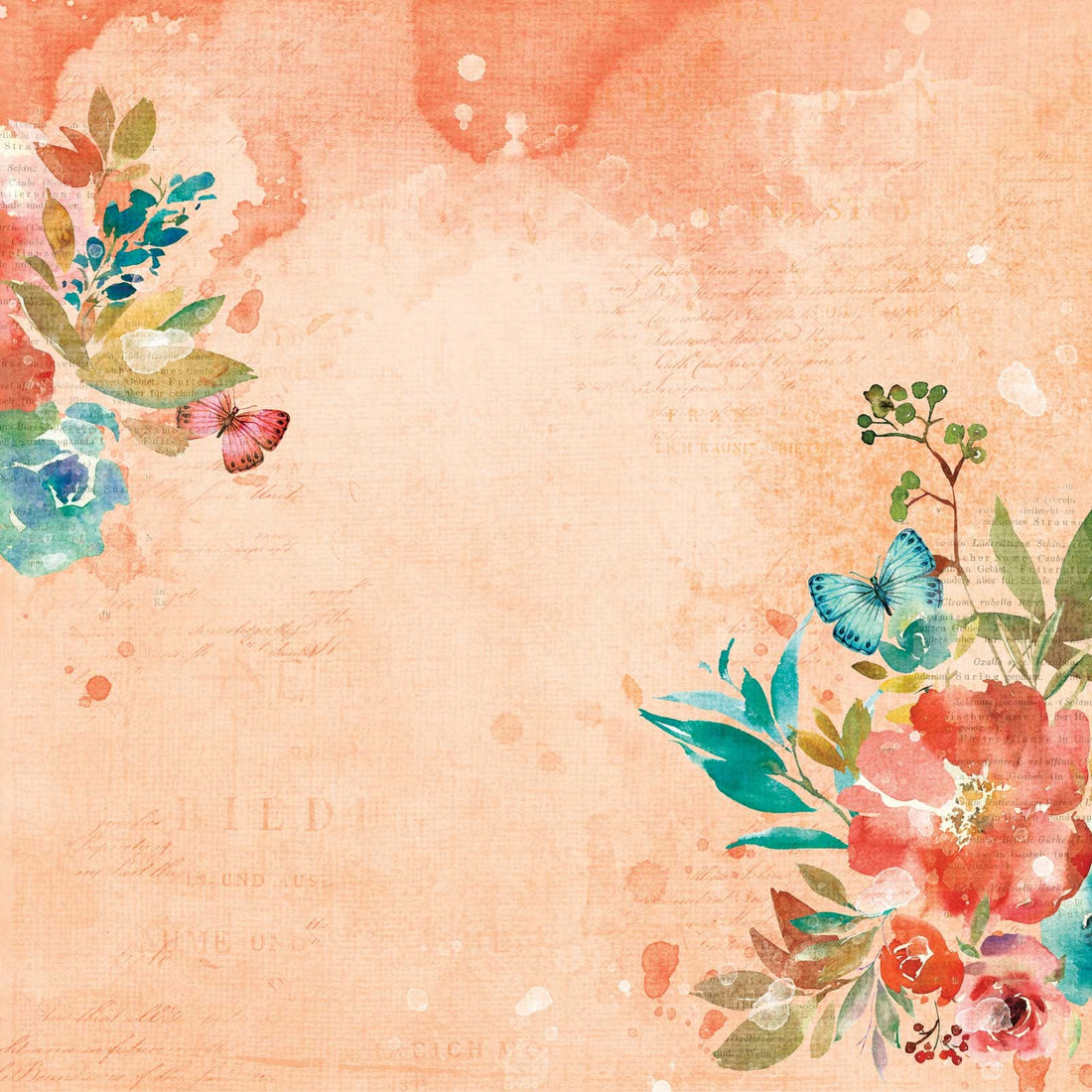 49 and Market ArtOptions ALENA PEEK-A-BOO 12"X12" Scrapbook Paper