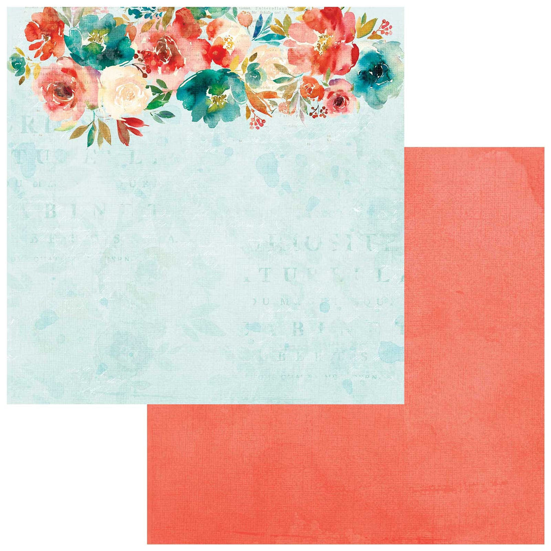 49 and Market ArtOptions ALENA FULL BLOOM 12"X12" Scrapbook Paper